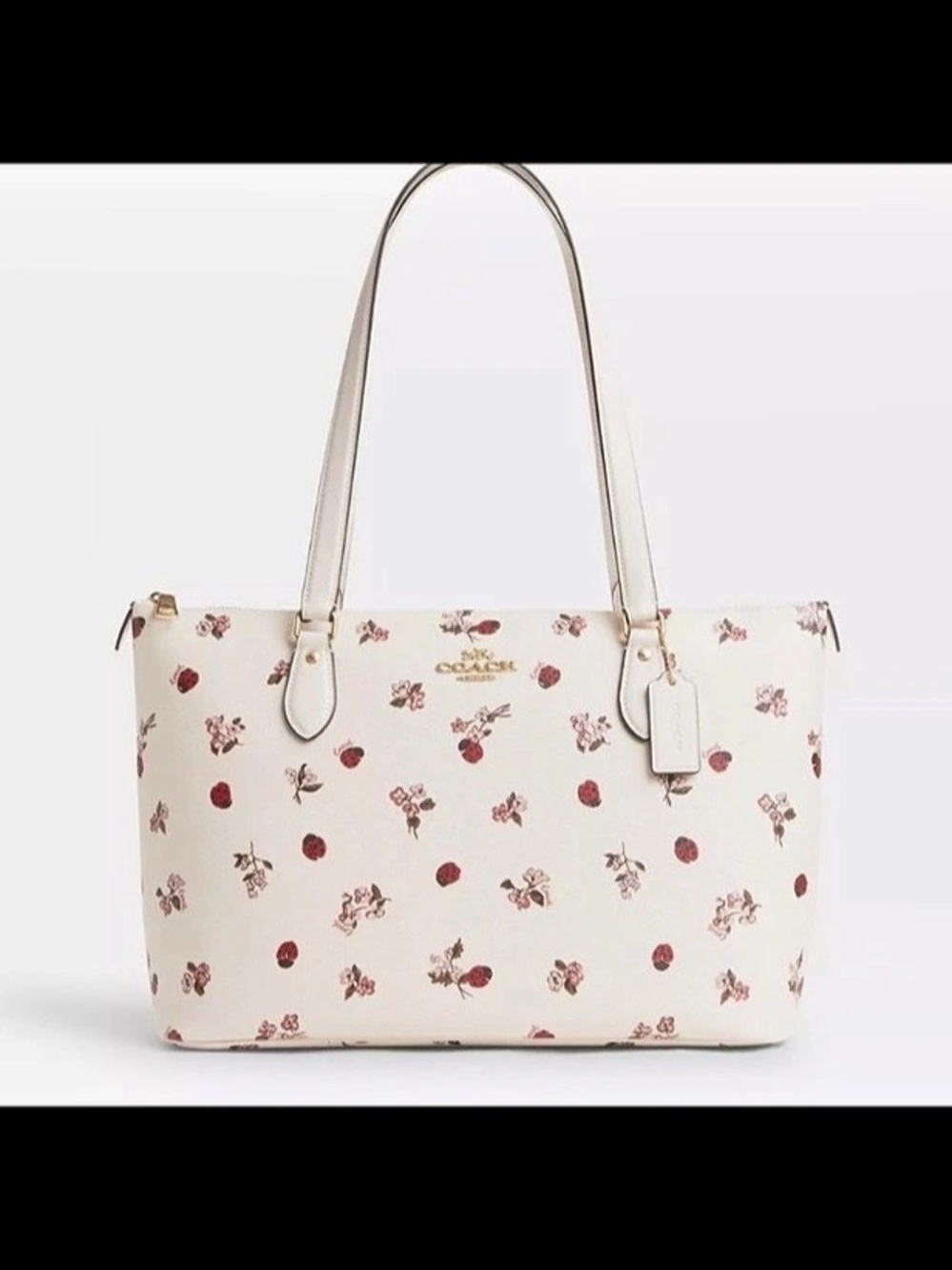 Coach Gallery Tote Bag in Ladybug & Floral Print
